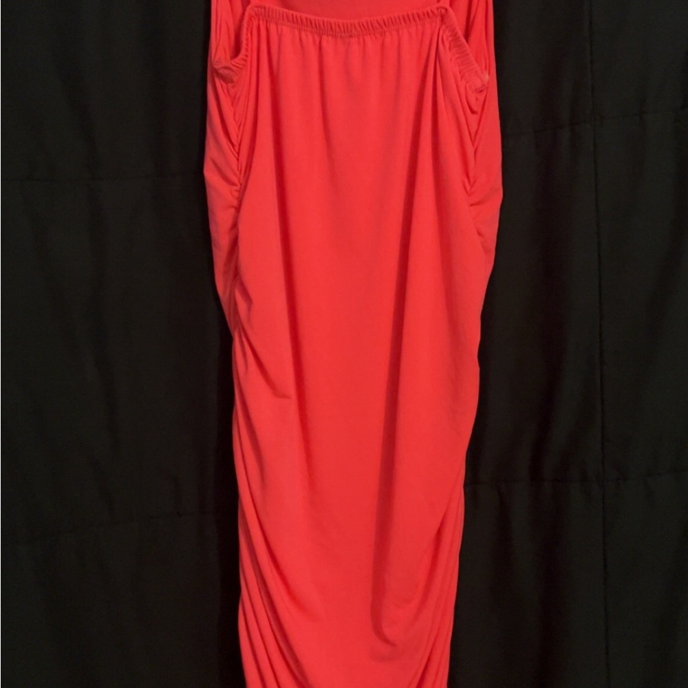 Vibrant Red Maxi Dress
